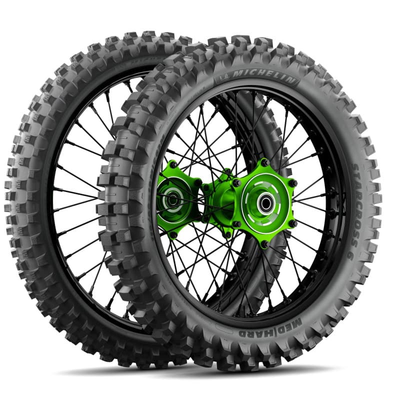 Pneu Michelin STARCROSS 6 Medium Hard 80/100-21 pour Moto