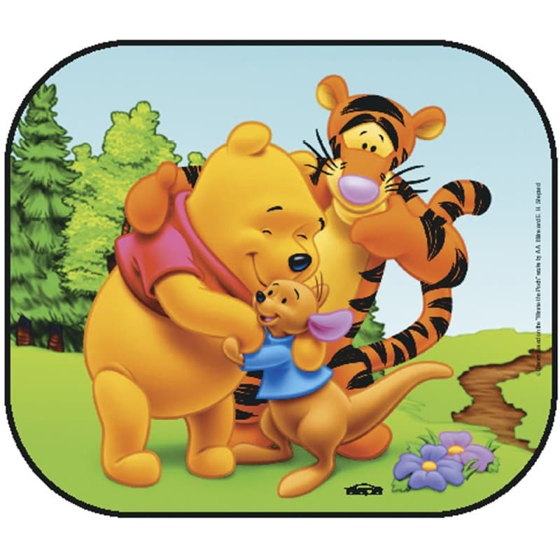 Pare-Soleil Winnie l'Ourson pour Voiture - Protection Solaire Multicolore