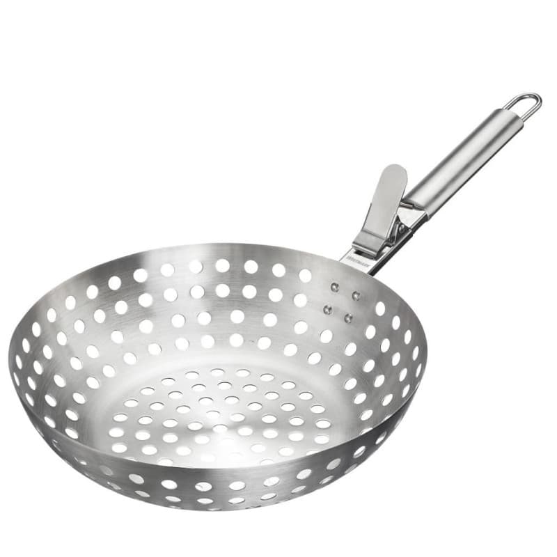 Wok à Griller Westmark en Acier Inoxydable - Parfait pour Légumes Grillés