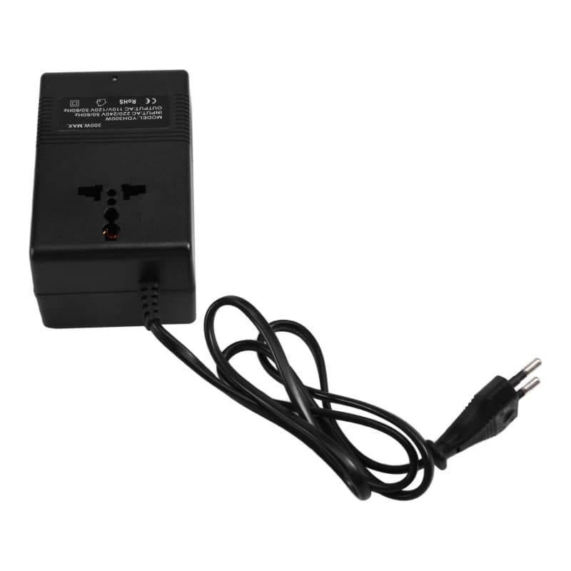 Transformateur de Voyage Wisyurt 300W - Convertisseur 220V/110V avec Prise EU