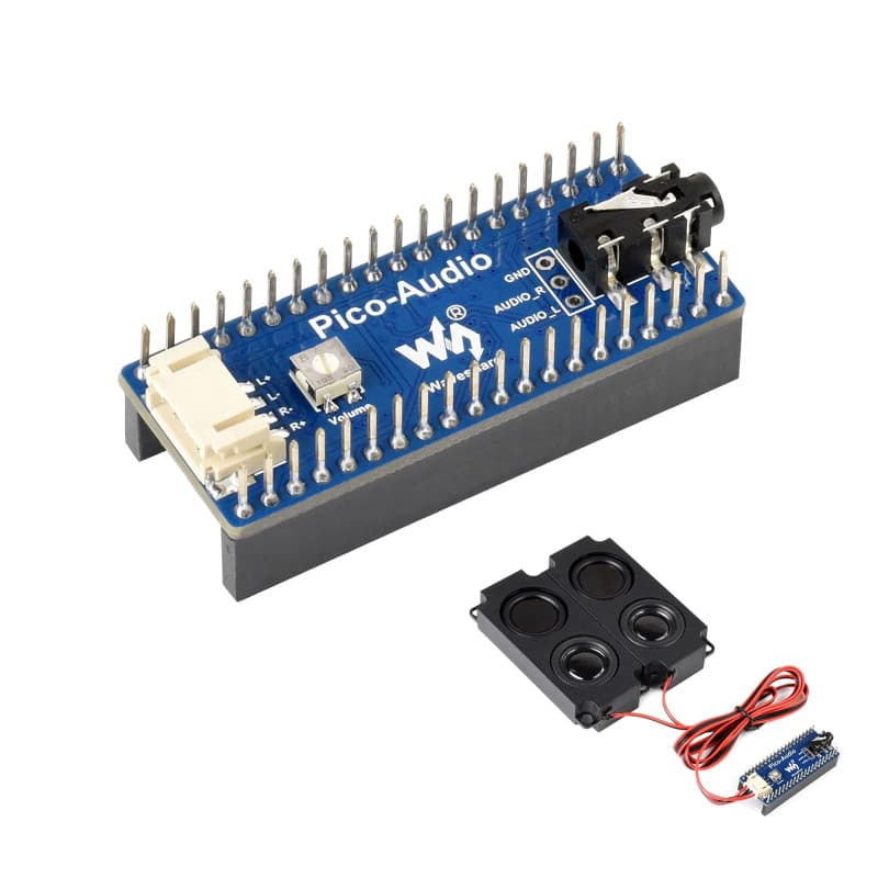 Module Audio Waveshare pour Raspberry Pi Pico avec Décodeur Stéréo