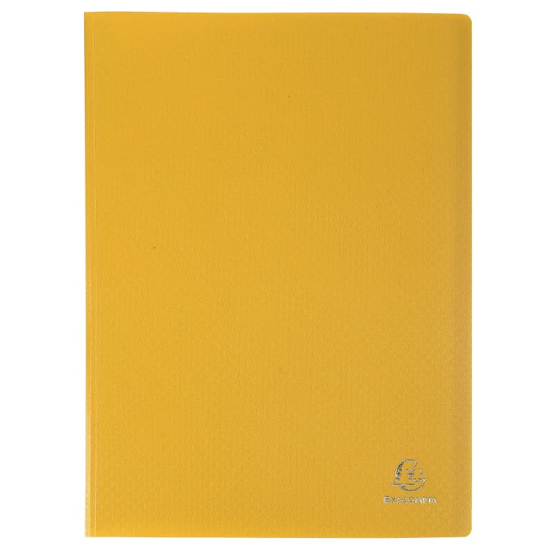Exacompta Protège-documents OPAK Jaune - 30 Pochettes A4 Antireflet