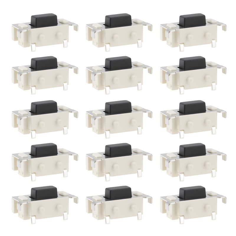 ECSiNG Lot de 50 Boutons Poussoirs Tactiles Momentanés 5x7,8mm pour Électronique