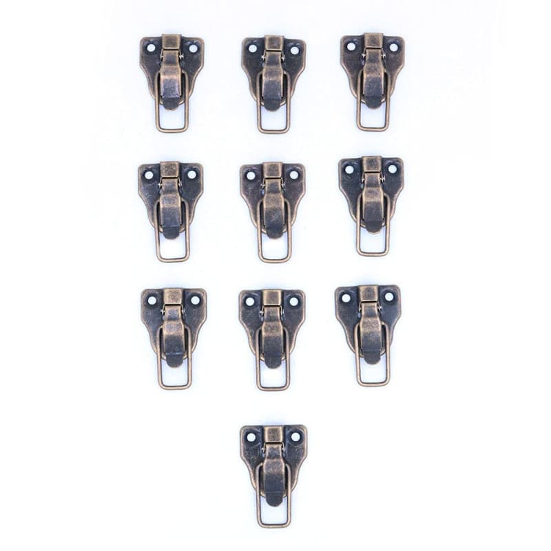 Namvo Lot de 10 Fermoirs Métalliques à Bascule pour Valises et Boîtes