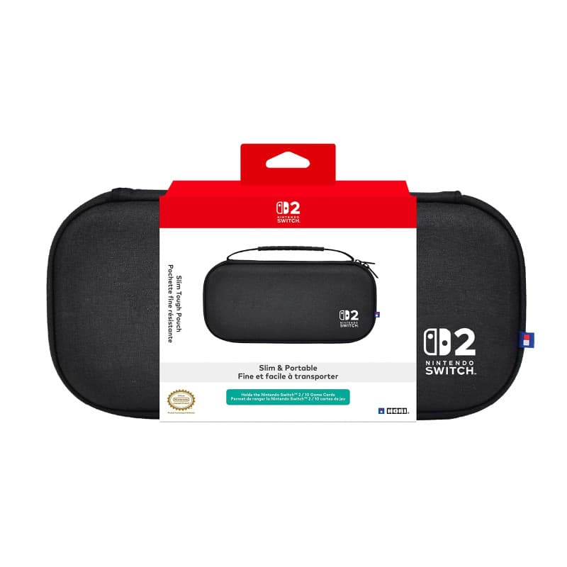 Pochette Fine Résistante HORI pour Nintendo Switch 2 - Noir