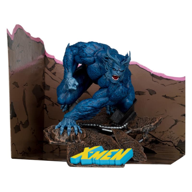 Figurine de Collection McFarlane Marvel Beast - Scène Épique X-Men