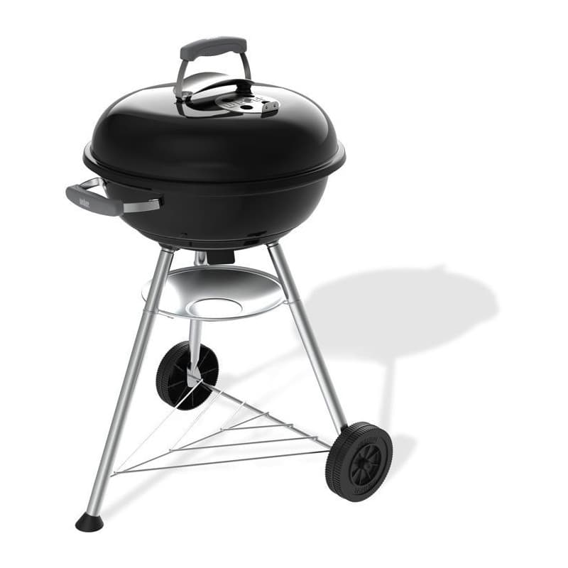 Barbecue à Charbon Weber Compact Kettle Ø47 cm - 6 Couverts - Noir