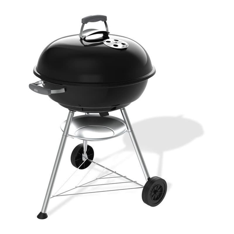 Barbecue à Charbon Weber Compact Kettle Ø57 cm - 9 Couverts - Noir