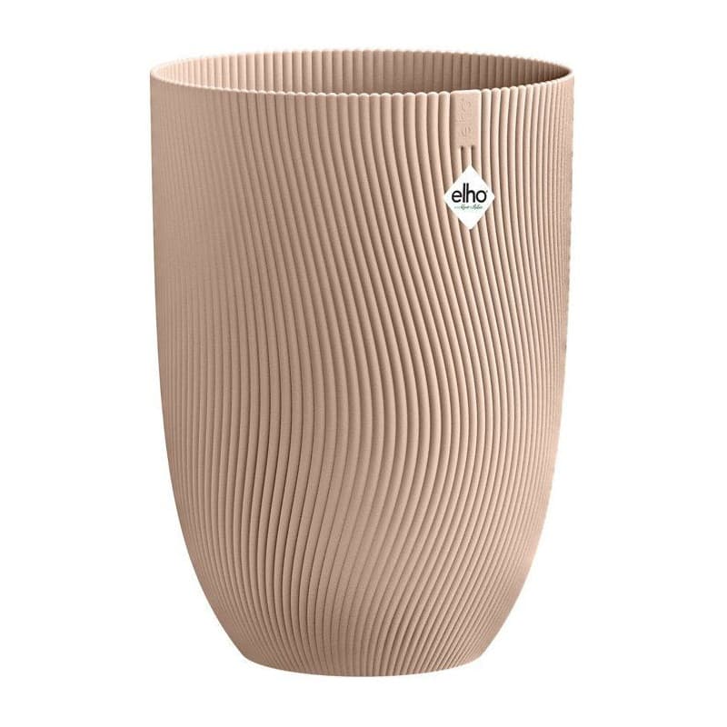 Pot de Fleur Élégant Elho Sereh Haut 30 - Marron pour Balcon et Intérieur