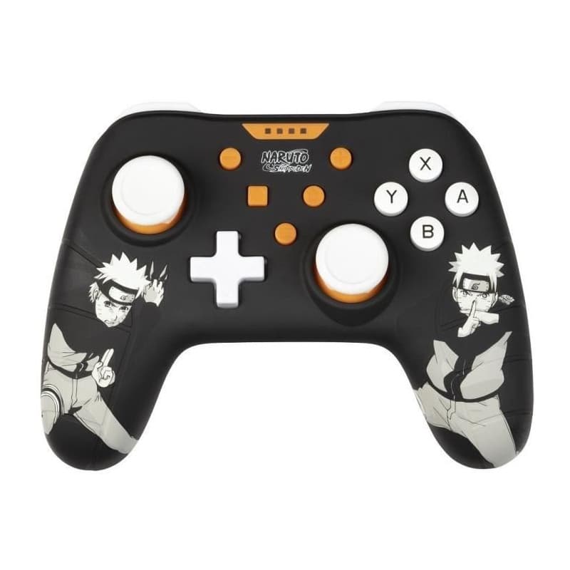 Manette Filaire KONIX Naruto Shippuden pour Nintendo Switch et PC - 3m avec Vibration