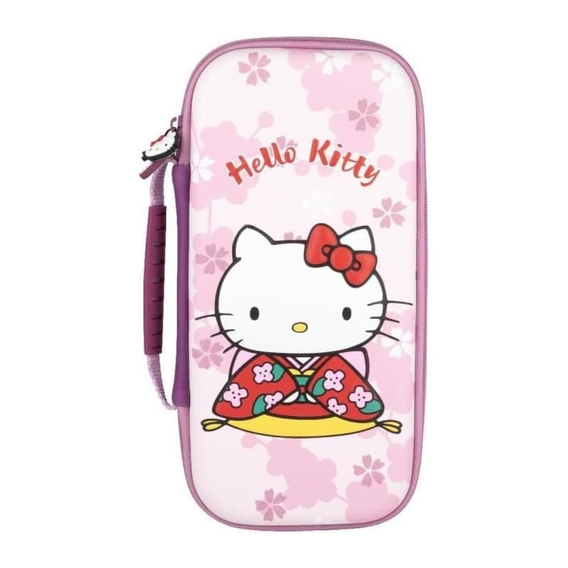 Housse de Transport KONIX Hello Kitty pour Nintendo Switch 2 - Motif 3D Rose