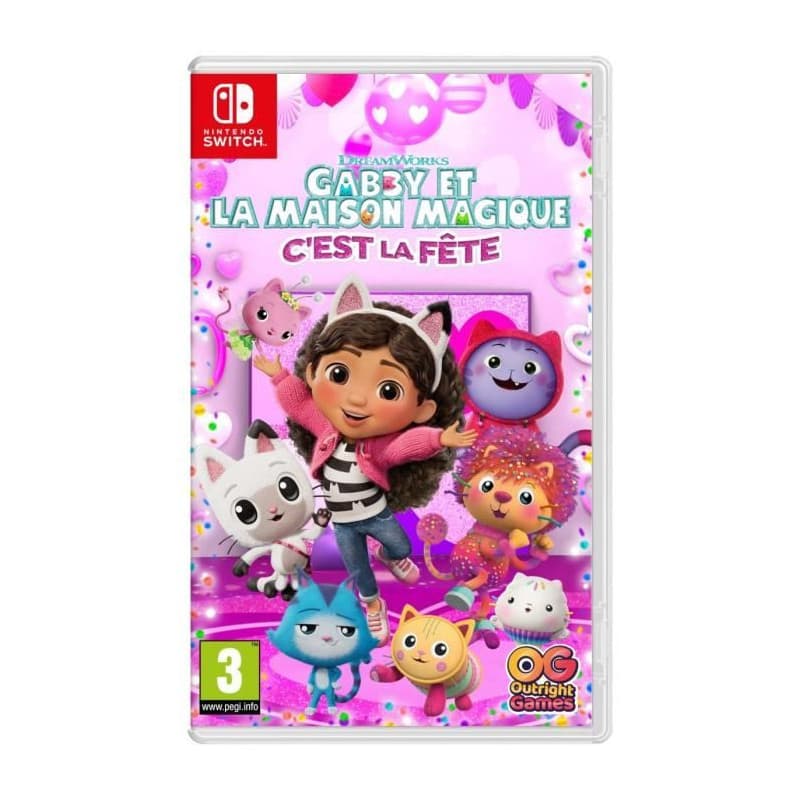 Gabby et la Maison Magique : C'est la Fête - Jeu Aventure Nintendo Switch