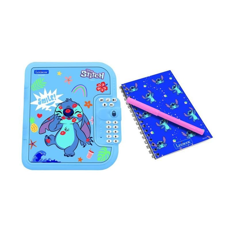 Journal Intime Électronique Stitch avec Coffre-Fort Sécurisé