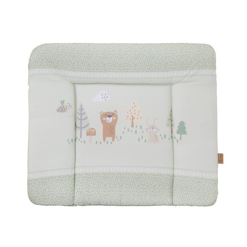 Matelas à Langer Woodland Buddies - Vert Pastel 85 x 75 cm