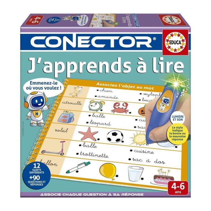 Conector J'apprends à Lire - Jeu Éducatif Interactif pour Enfants