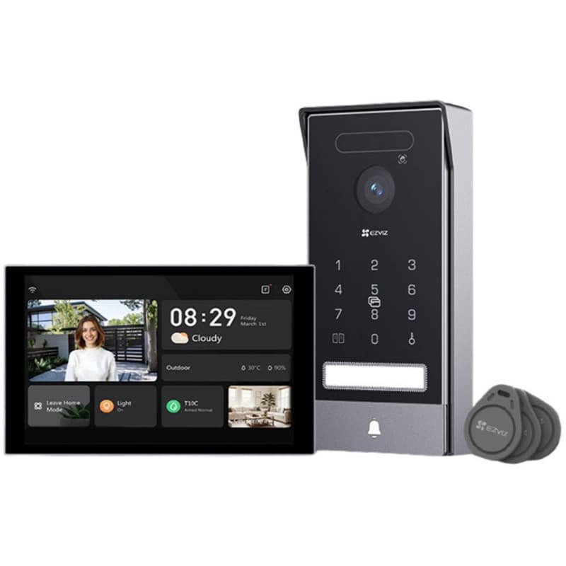 Visiophone EZVIZ HP7 PRO 4K avec Écran Tactile de 8 Pouces