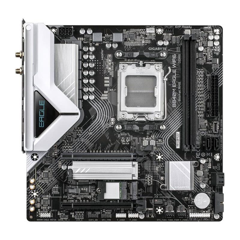 Carte Mère GIGABYTE B840M EAGLE WIFI6 Micro-ATX avec WiFi 6