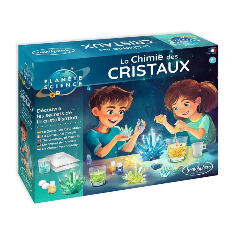 Coffret La Chimie des Cristaux - Créez vos propres cristaux colorés
