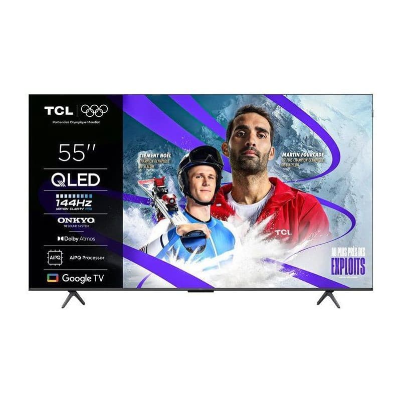 TCL 55P8K - Téléviseur QLED 55 pouces 4K UHD avec Dolby Vision