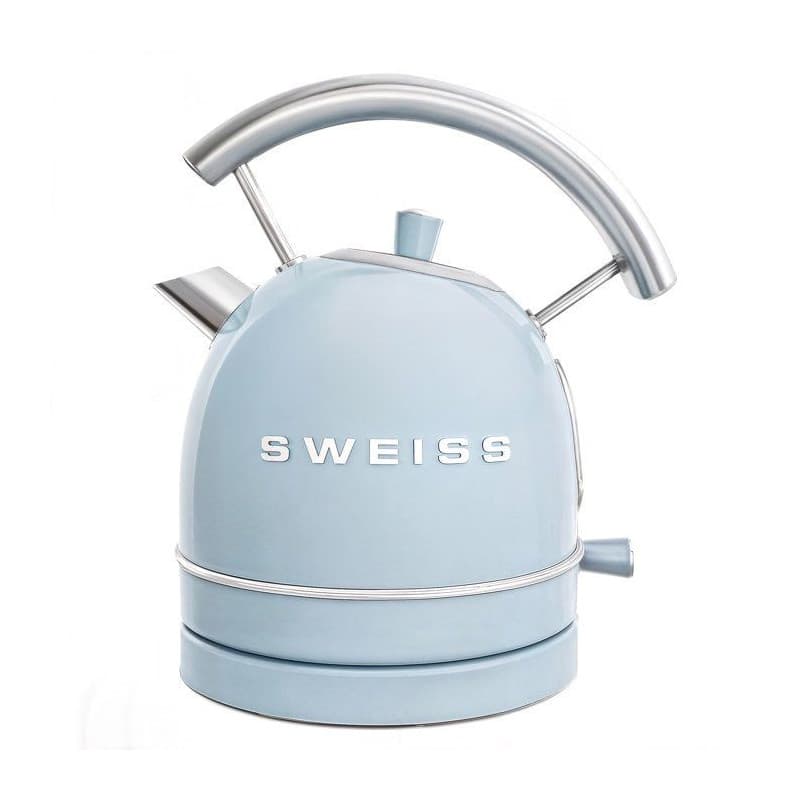 Bouilloire Électrique Vintage KTL6 - SWEISS - 2200W - 1,8L - Bleu