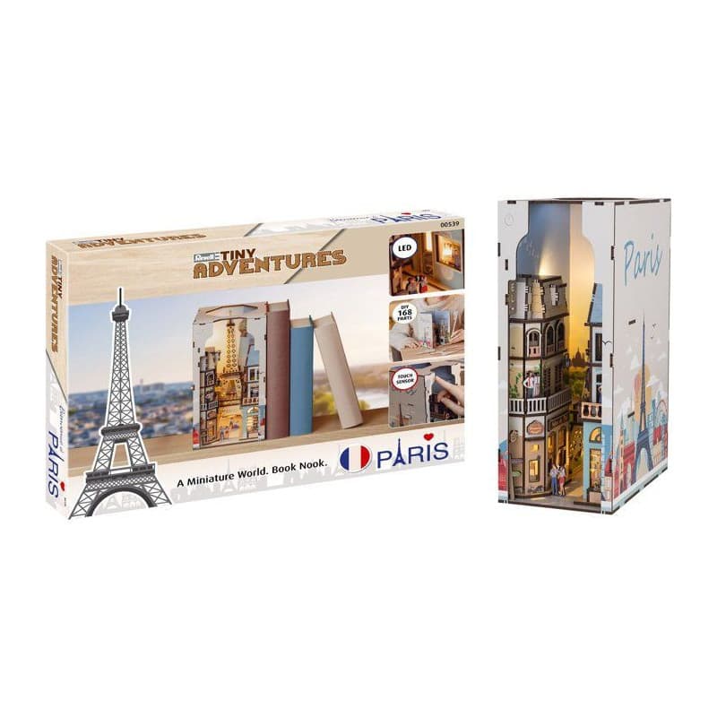 Maquette 3D Book Nook Serre Livre LED - Tiny Adventures Paris