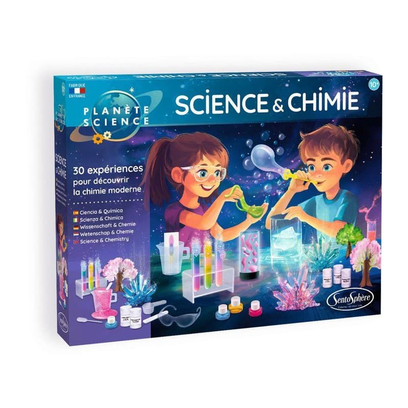 Kit Scientifique Sentosphere - 30 Expériences Amusantes pour Enfants