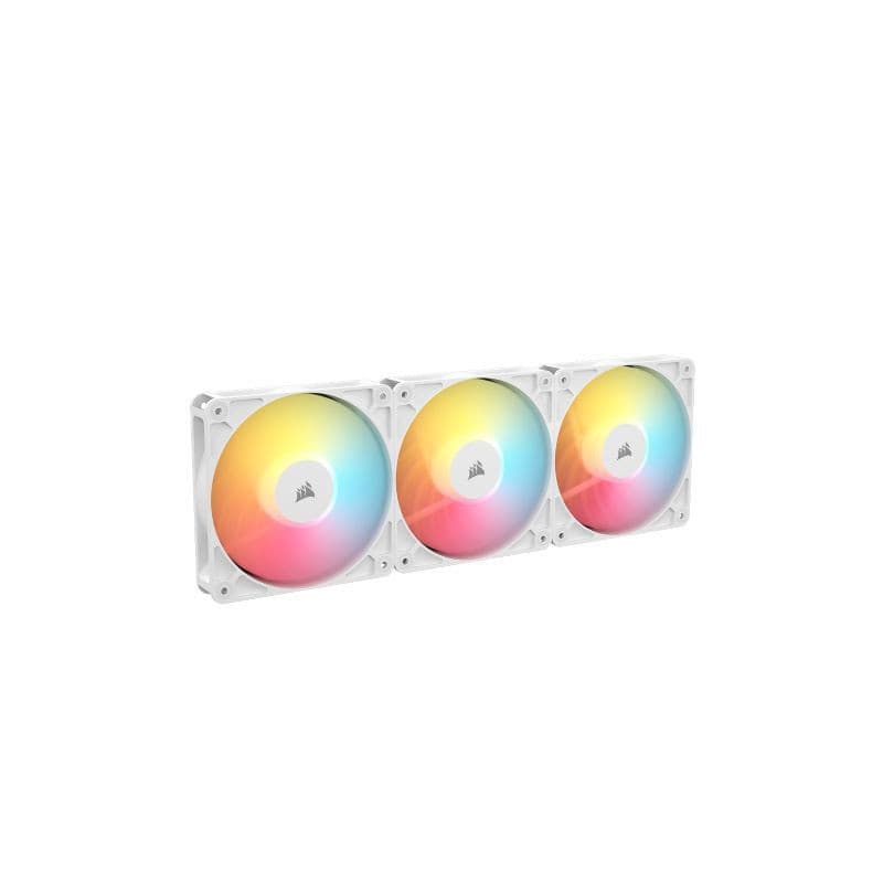 Pack de 3 Ventilateurs ARGB 120 mm CORSAIR RS120-R White