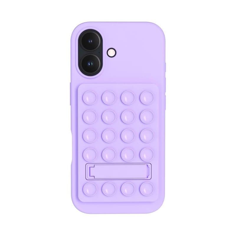 Coque MagSafe Violet pour iPhone 17 avec Support Ventouse