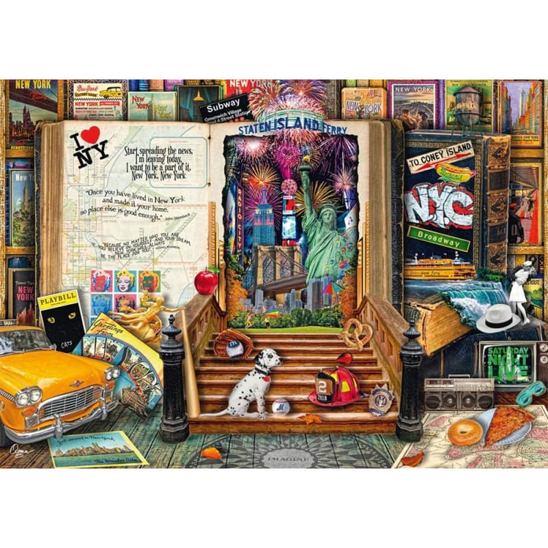 Puzzle Souvenirs de New York - 1000 pièces - Schmidt Spiele