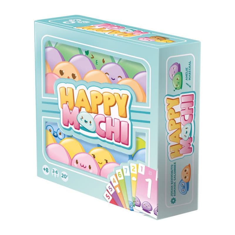 Jeu de cartes Happy Mochi - Amusement familial pour 2 à 6 joueurs