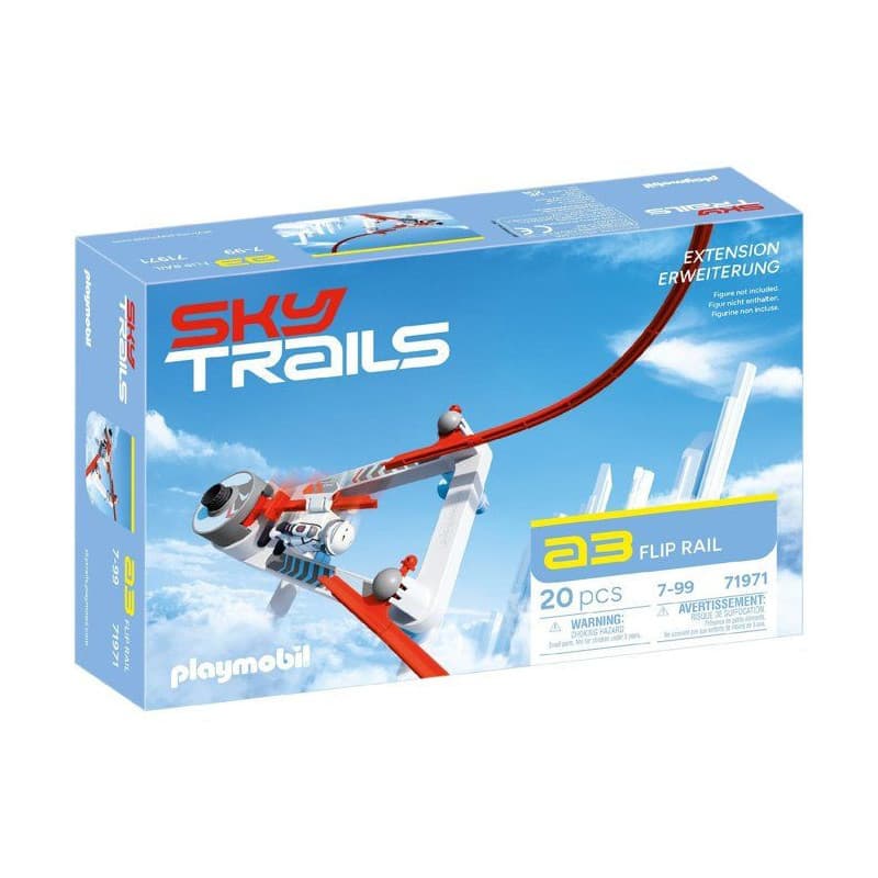 Circuit Aérien Sky Trails: Flip Rail - Set d'Action 20 Pièces