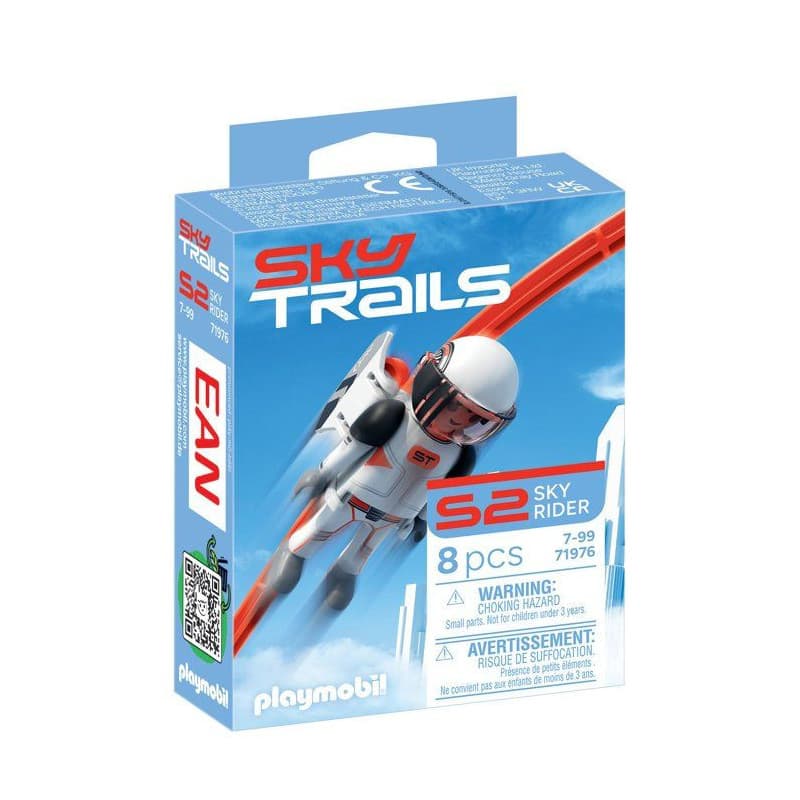 Circuit Aérien Sky Rider PLAYMOBIL - 8 Pièces pour Enfants à Partir de 7 Ans