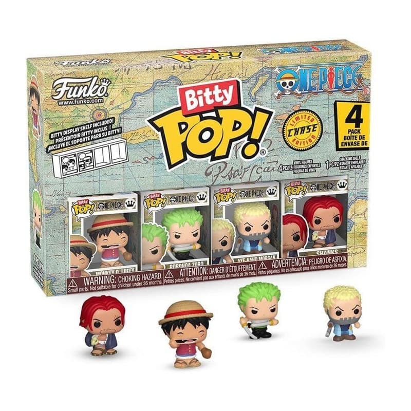 Pack de Mini Figurines Funko Bitty POP! One Piece - Luffy et Compagnons