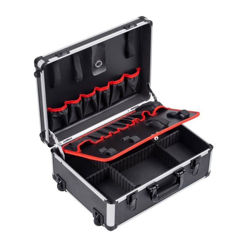 Trolley à Outils Aluminium MEISTER avec Compartiments Modulables