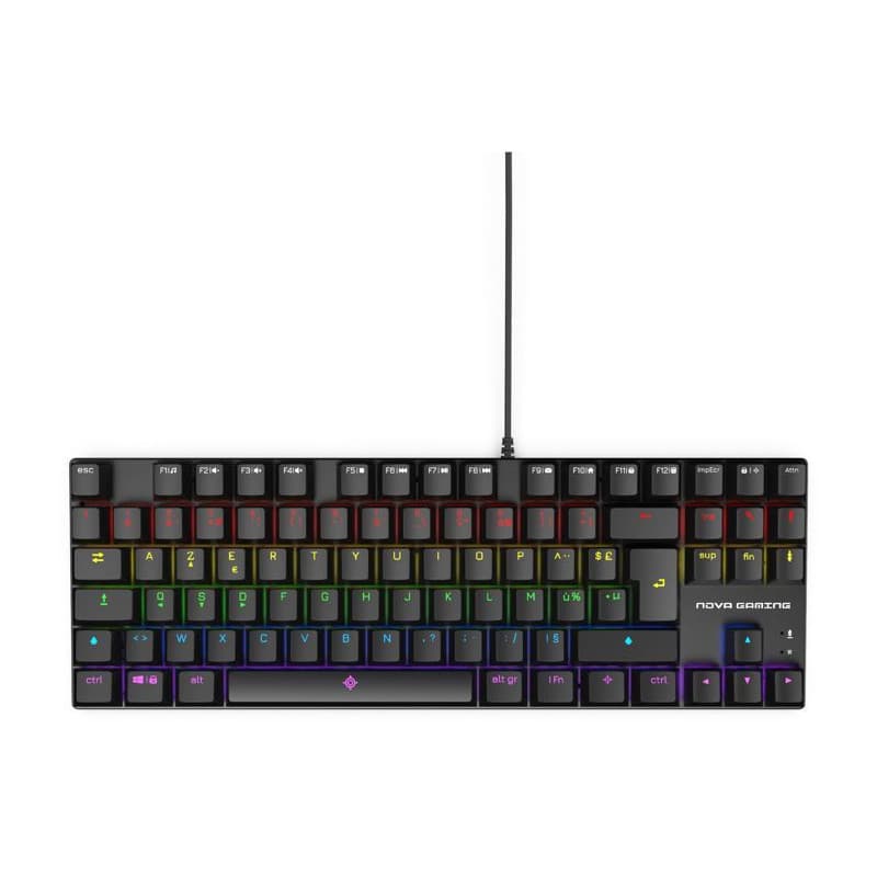 Clavier Mécanique Gamer Nova Gaming Sculptor TKL avec LED RGB