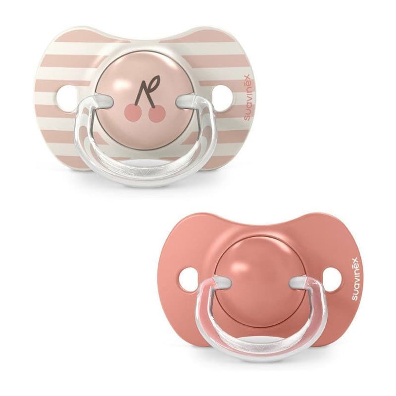 Lot de 2 sucettes symétriques Birdies - SUAVINEX - 18 mois et plus - Rose