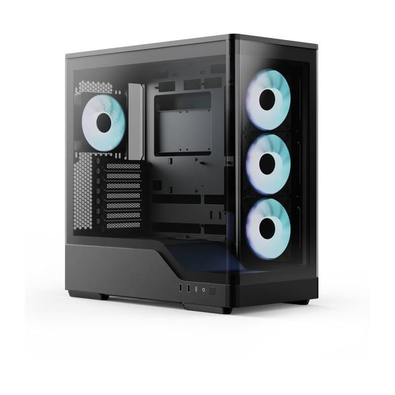 Boîtier PC AEROCOOL P500A Moyen Tour avec Panneaux en Verre Trempé