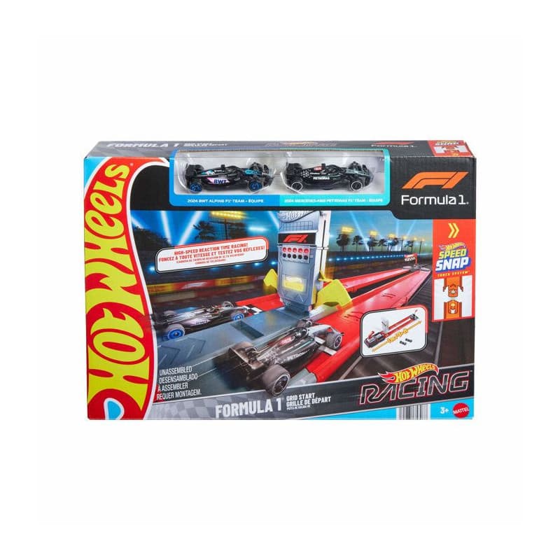 Ensemble de Course Hot Wheels avec Piste Formule 1 Multicolore