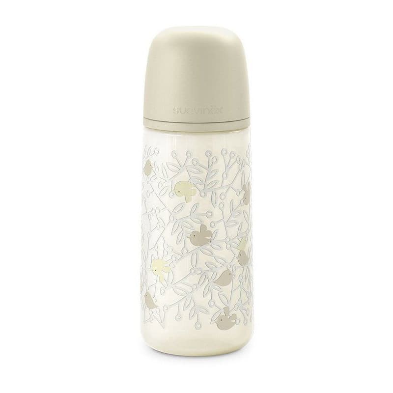 Biberon Suavinex Birdies 360 ml avec Tétine SX Pro Beige