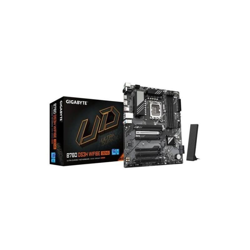 Carte Mère GIGABYTE B760 DS3H WF6E GEN5 ATX avec WiFi 6E