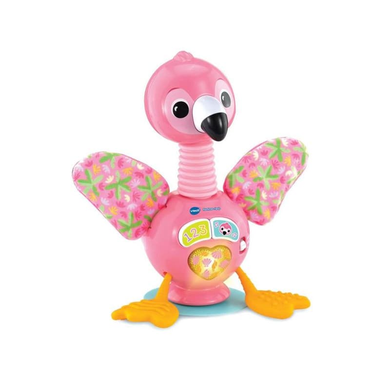 VTECH Flamingo Rigolo - Jouet d'éveil interactif pour bébés 9-36 mois