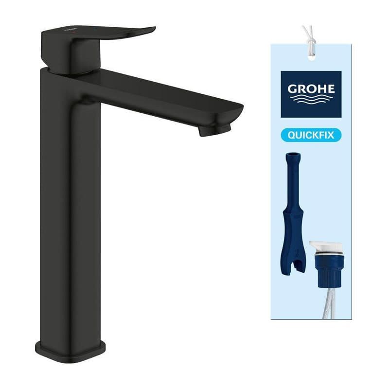Mitigeur de lavabo GROHE DICE XL Noir mat - Design moderne et performant