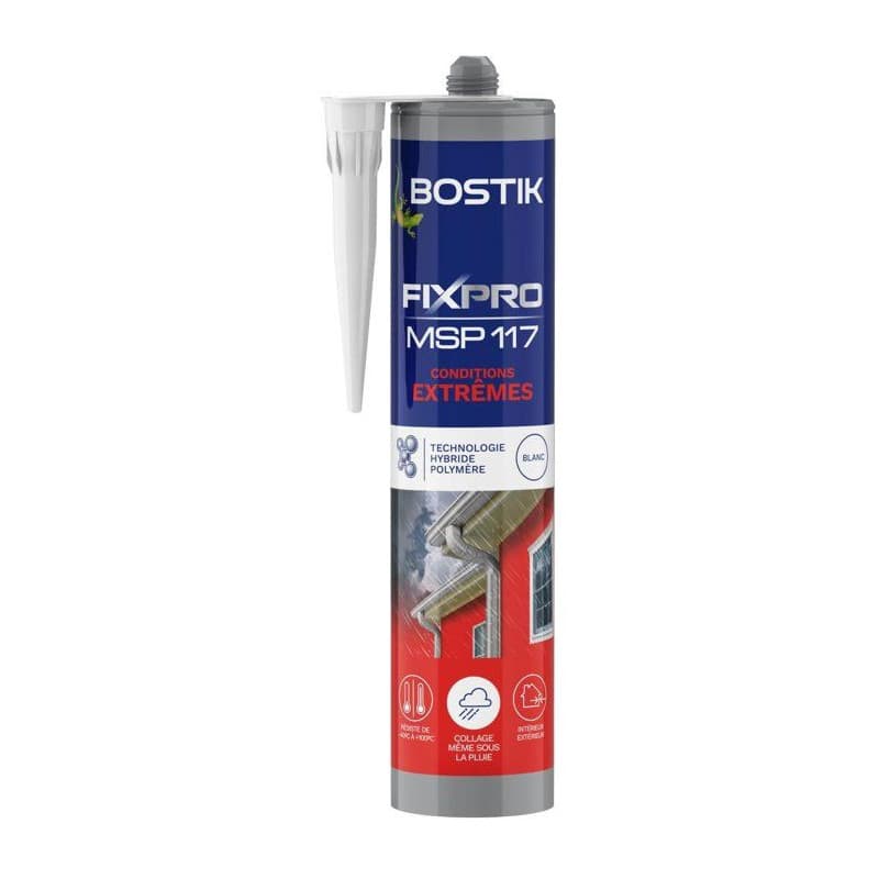Mastic Colle BOSTIK Fixpro MSP 117 - Conditions Extrêmes - 290 ml