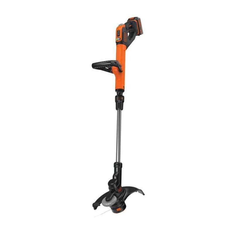 Coupe-bordure électrique BLACK+DECKER 18V avec batterie et tête pivotante