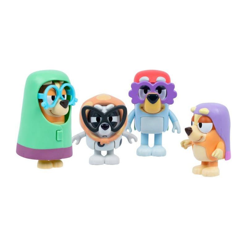 Coffret de 4 Figurines Articulées Bluey - Les Grands-Mères