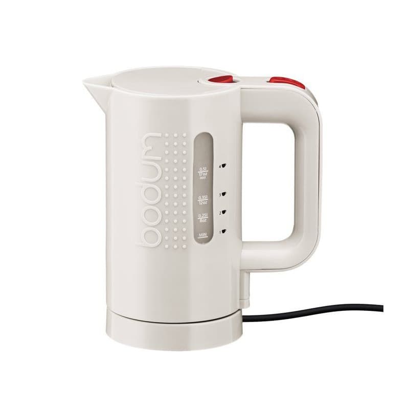 Bouilloire Électrique BODUM BISTRO 0,5 L - Design Compact Blanc