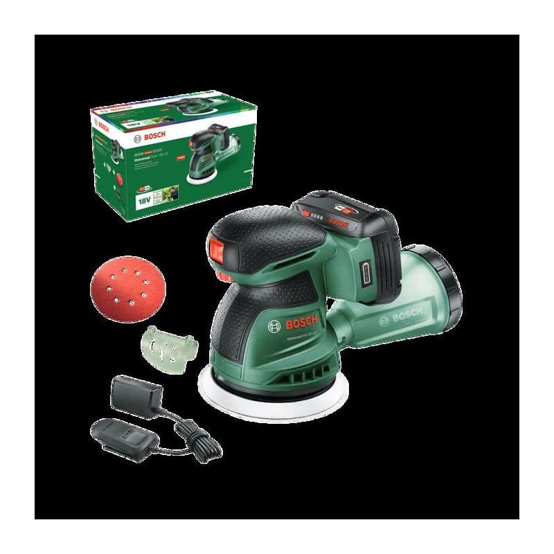 Ponceuse Excentrique Sans Fil Bosch UniversalOrbit 18V - 125mm avec Batterie et Chargeur