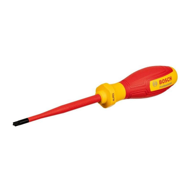 Tournevis VDE Plat Bosch Professional M30 - Isolé jusqu'à 1000V