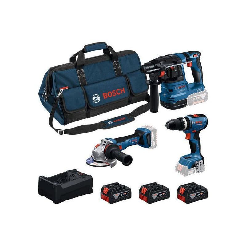 Pack Combo Outils Bosch Professional avec Batteries et Chargeur