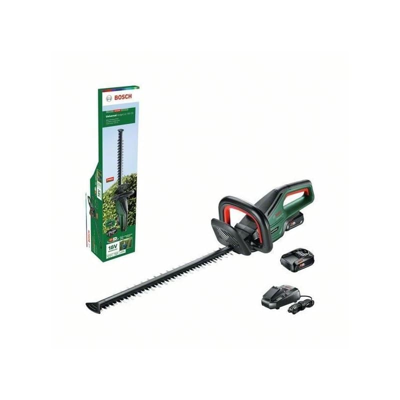 Taille-haies Bosch UniversalHedgeCut 18V-55 avec Chargeur et Batteries